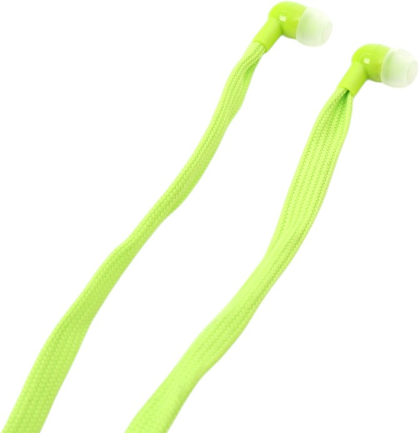 Słuchawki Freestyle Shoelace In-Ear Earphones + Mic Green (FH2112G) - obraz 1