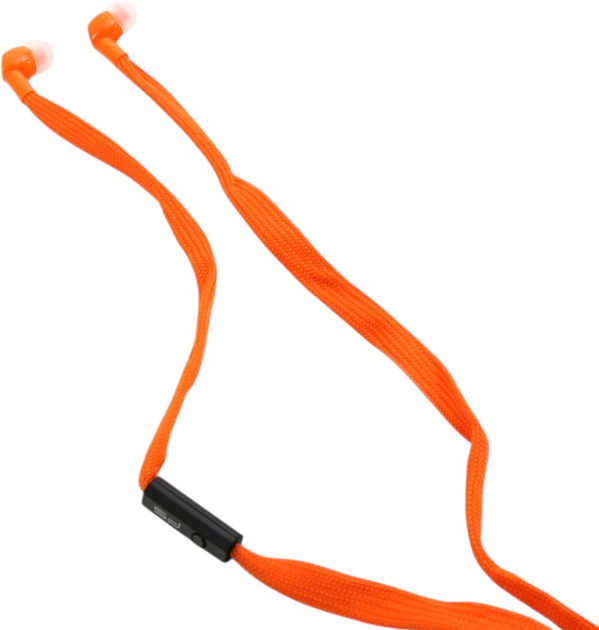 Słuchawki Freestyle Shoelace In-Ear Earphones + Mic Orange (FH2112O) - obraz 2