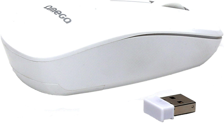 Mysz Omega OM229 Wireless White (5907595458658) - obraz 3