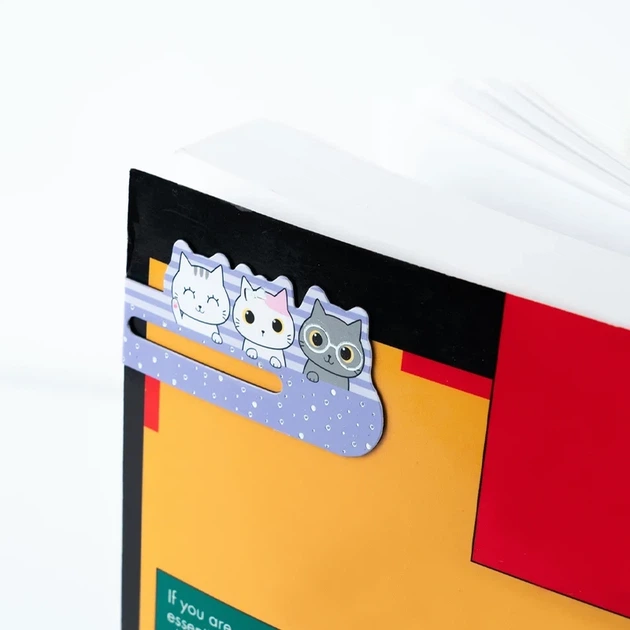 Набір магнітних закладок-індикаторів Kite Cats K24-496-3 - Фото 2 Набір магнітних закладок-індикаторів Kite Cats K24-496-3 - изображение 2
