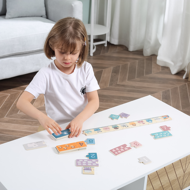 Drewniane puzzle - dopasowanka Viga PolarB Liczby 44071 (6971608440717) - obraz 7