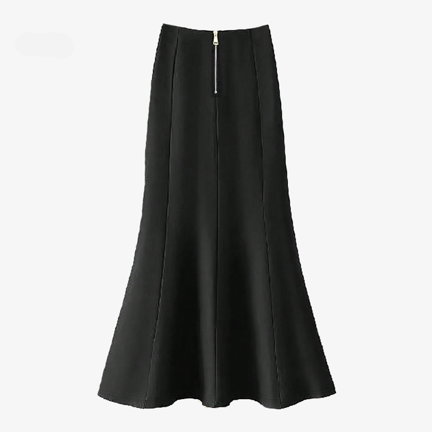 Юбка миди осенняя женская SHEIN GD-00162121 S Черная (DN3012300059909) 