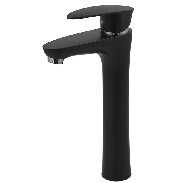 Змішувач для умивальника Plamix Cezar-001 HIGH SET Matte black (з підведенням) (PM0664) ( 24878 ) - Фото 1 Змішувач для умивальника Plamix Cezar-001 HIGH SET Matte black (з підведенням) (PM0664) ( 24878 ) - зображення 1