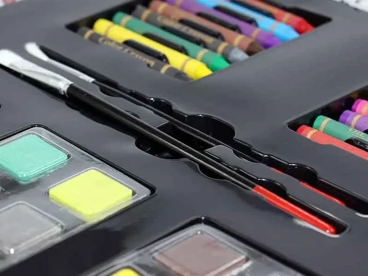 Набір для малювання дитячий 64 предмети, для дітей - Фото 4 Набір для малювання дитячий 64 предмети, для дітей - зображення 4