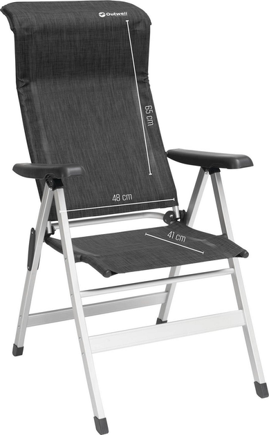 Krzesło składane Outwell Columbia Black (5709388128287) - obraz 4