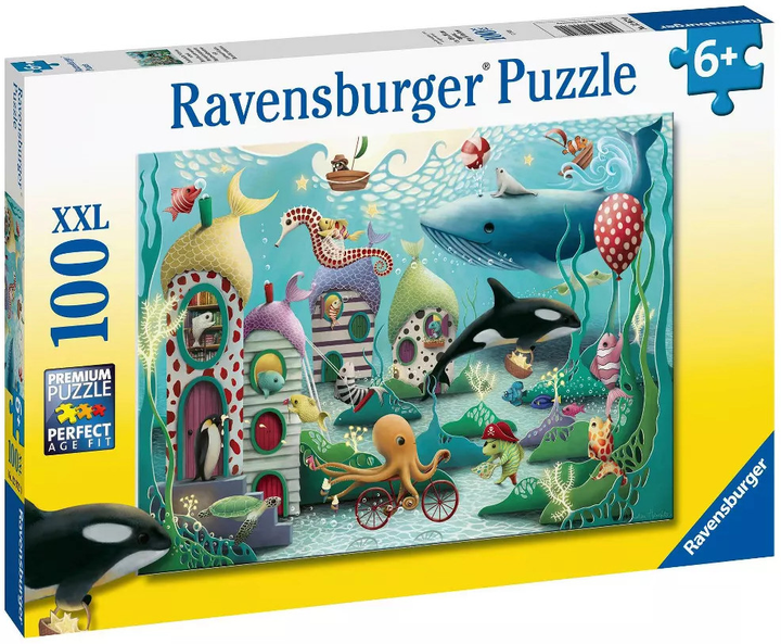 Puzzle Ravensburger Podwodne cuda 100 elementów (10112972) (4005556129720) - obraz 2
