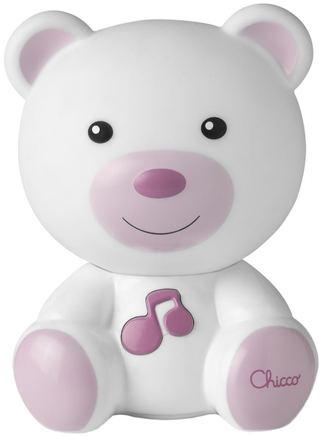 Muzyczna lampka nocna Chicco Miś Dreamlight Różowa (8058664111381) - obraz 2