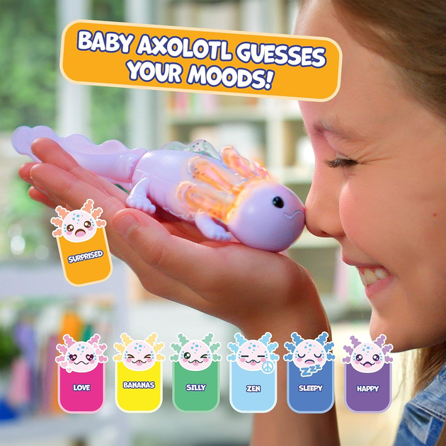 Інтерактивна іграшка Fingerlings Axolotl Purple 3141 (771171131410) - зображення 7