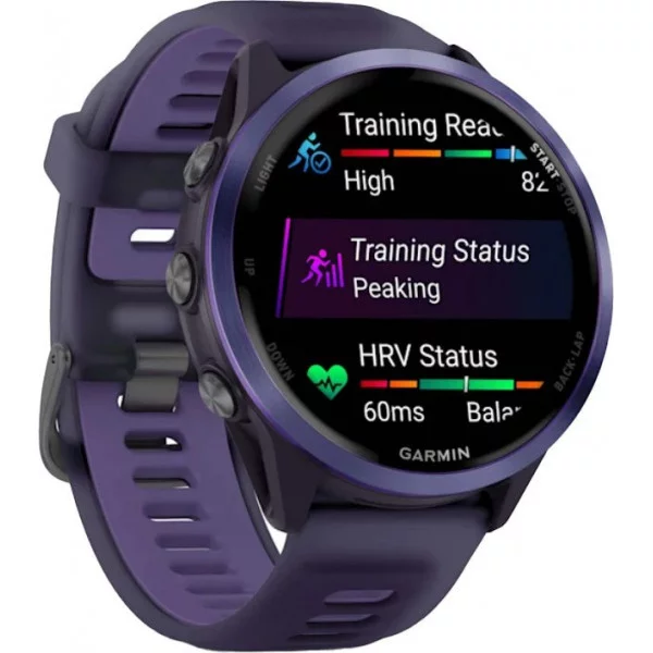 Смарт-годинник GARMIN Forerunner 570 47mm Indigo Aluminium w. Translucent Imperial Purple/Indigo Band (010-02971-02) - Фото 2 Смарт-годинник GARMIN Forerunner 570 47mm Indigo Aluminium w. Translucent Imperial Purple/Indigo Band (010-02971-02) - зображення 2