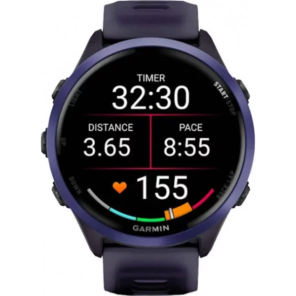 Смарт-годинник GARMIN Forerunner 570 47mm Indigo Aluminium w. Translucent Imperial Purple/Indigo Band (010-02971-02) - Фото 6 Смарт-годинник GARMIN Forerunner 570 47mm Indigo Aluminium w. Translucent Imperial Purple/Indigo Band (010-02971-02) - зображення 6