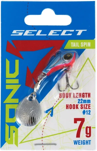 Тейл-спінер Select Sonic 7.0g #10,1870.78.22 - Фото 2 Тейл-спінер Select Sonic 7.0g #10,1870.78.22 - зображення 2