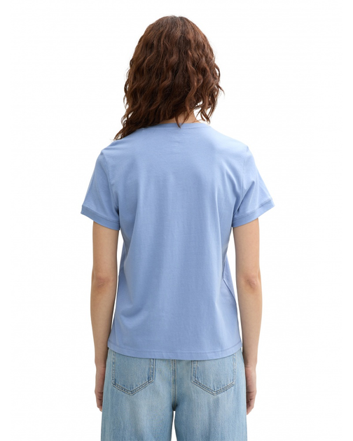 Футболка Tom Tailor women's T-shirt XL Блакитний 1045543-37106 - Фото 2 Футболка Tom Tailor women's T-shirt XL Блакитний 1045543-37106 - изображение 2