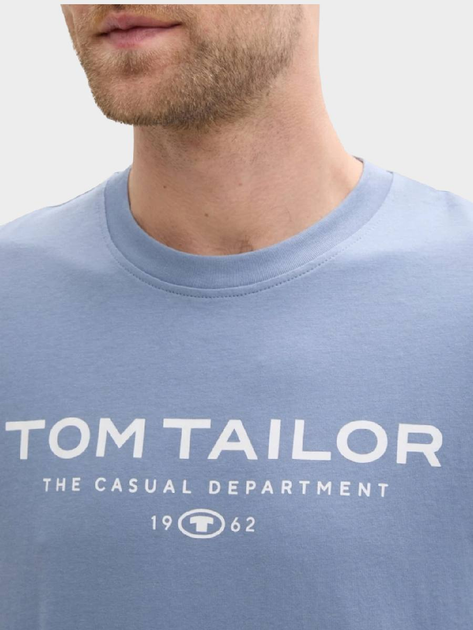 Футболка Tom Tailor Printed T-shirt L Синій 1045773-37533 - зображення 2