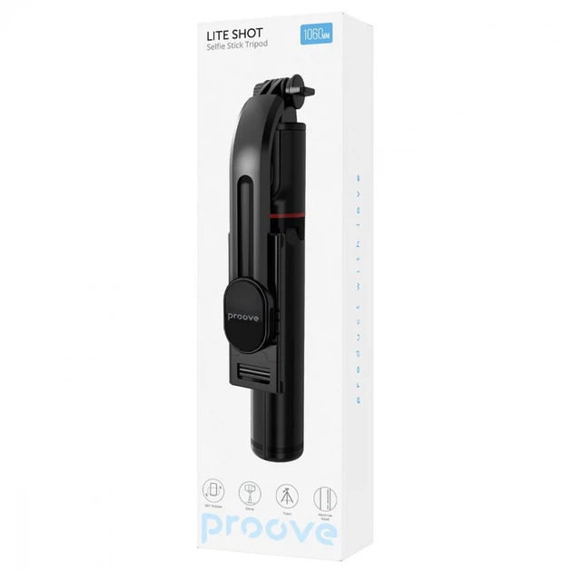 Трипод Proove Lite Shot (1060mm) black - Фото 2 Трипод Proove Lite Shot (1060mm) black - изображение 2
