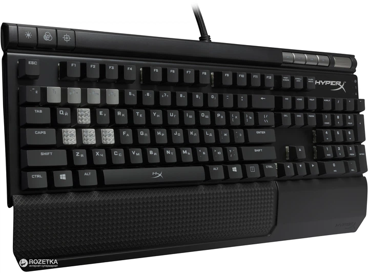 Клавиатура проводная HyperX Alloy Elite RGB Cherry MX Red USB (HX-KB2RD2-RU/R1) - Фото 4 Клавиатура проводная HyperX Alloy Elite RGB Cherry MX Red USB (HX-KB2RD2-RU/R1) - изображение 4