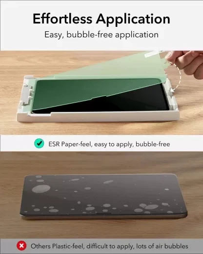 Защитная пленка с эффектом бумаги ESR Paper-Feel Screen Protector 2 шт. для iPad 11” A16 (2025) | iPad 10.9” A14 (2022) (1E0690102) - изображение 4