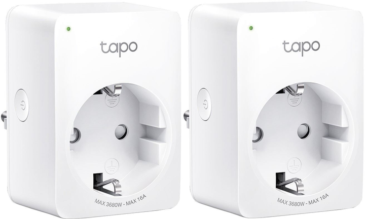 Розумна Wi-Fi розетка TP-LINK Tapo P110 (2-pack) - зображення 1