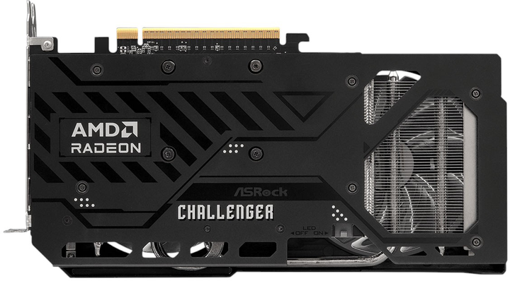 Karta graficzna ASRock PCI-Ex Radeon RX 9060 XT Challenger 8 GB OC GDDR6 (128bit) (3290/18000) (HDMI, 2 x DisplayPort) (RX9060XT CL 8GO) - obraz 2