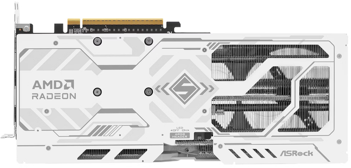 Відеокарта ASRock PCI-Ex Radeon RX 9060 XT Steel Legend 16 GB OC GDDR6 (128bit) (3320/20000) (HDMI, 2 x DisplayPort) (RX9060XT SL 16GO) - зображення 6