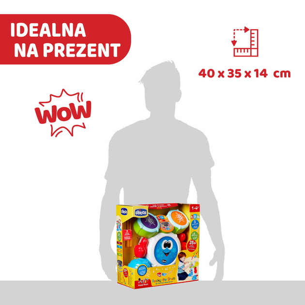 Interaktywna zabawka Chicco Perkusja dla dziecka (8058664114658) - obraz 13