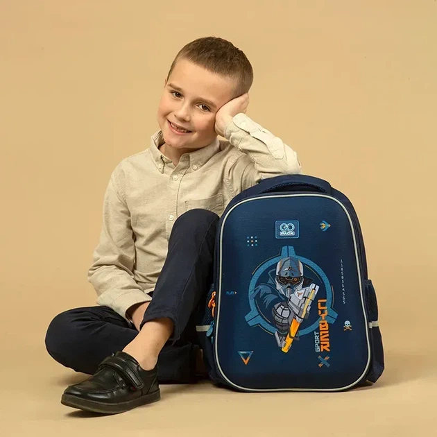 Рюкзак GoPack Education напівкаркасний GO24-165M-8 Cyber Game - зображення 11