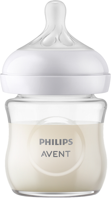 Скляна пляшечка для годування Philips AVENT Natural Природний потік 120 мл (SCY930/01) - зображення 1