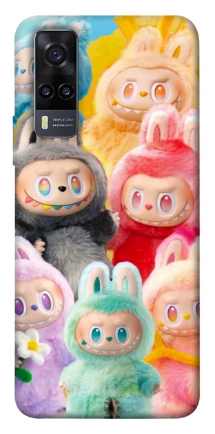 Чохол Rainbow labubu для Vivo Y31 - Фото 1 Чохол Rainbow labubu для Vivo Y31 - зображення 1