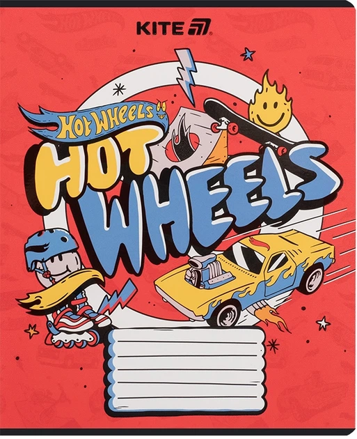 Набор школьных тетрадей Kite Hot Wheels 18 листов в линию 10 шт (HW25-237/10) - изображение 15