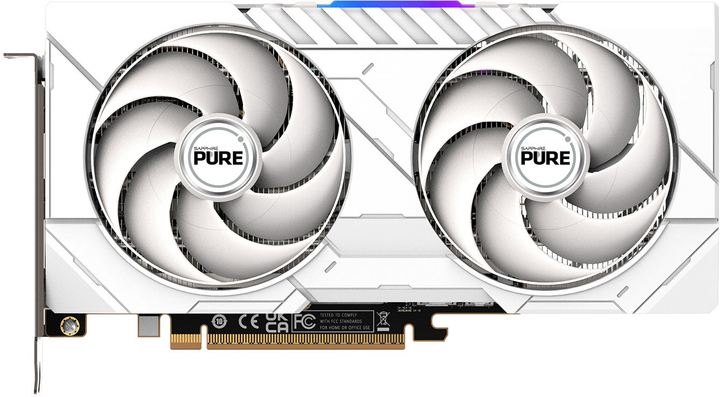 Karta graficzna Sapphire PCI-Ex Radeon RX 9060 XT Pure 16GB GDDR6 (128bit) (3290/20000) (2 x HDMI, DisplayPort) (11350-02-20G) - obraz 1