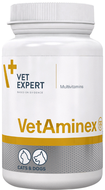 Комплекс вітамінів і мінералів Vet Expert VetAminex для котів і собак 60 капсул (5902768346695) - зображення 1
