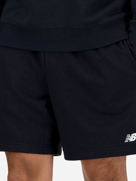Spodenki dresowe męskie z kieszeniami New Balance Small Logo MS41520 M Czarne (197375394909) - obraz 4