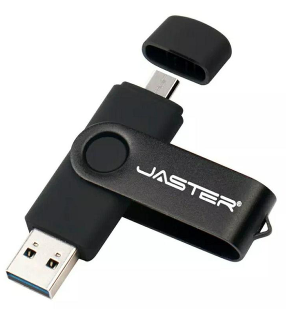 Флешка Jaster 64 Gb 2.0 OTG USB micro-USB Type-C Flash Drive флешнакопичувач в Подарунок перехідник Type-c - Фото 1 Флешка Jaster 64 Gb 2.0 OTG USB micro-USB Type-C Flash Drive флешнакопичувач в Подарунок перехідник Type-c - зображення 1
