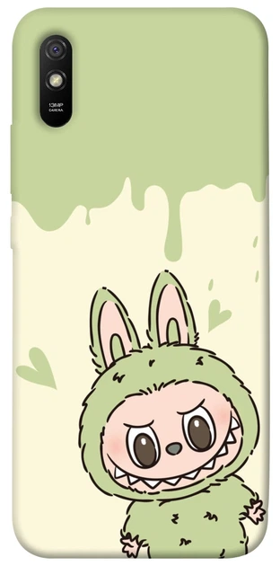 Чохол Labubu green для Xiaomi Redmi 9A - Фото 1 Чохол Labubu green для Xiaomi Redmi 9A - зображення 1