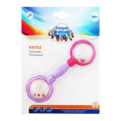 Брязкальце Штанга-рожеве 2/606-pin Canpol babies (2000901397351) shop (2000901397351) - изображение 2