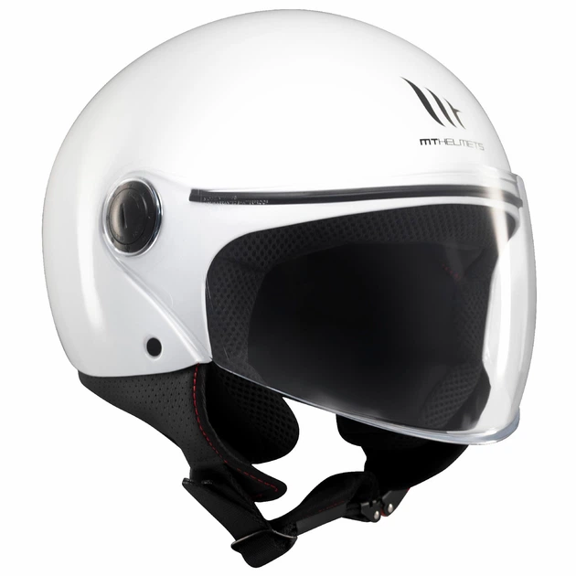 Мотошлем MT Helmets Street S Solid A0 Pearl Gloss S - зображення 4