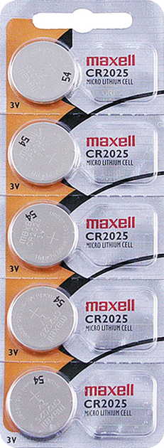 Baterie Maxell CR2025 5 szt (18586200) - obraz 1