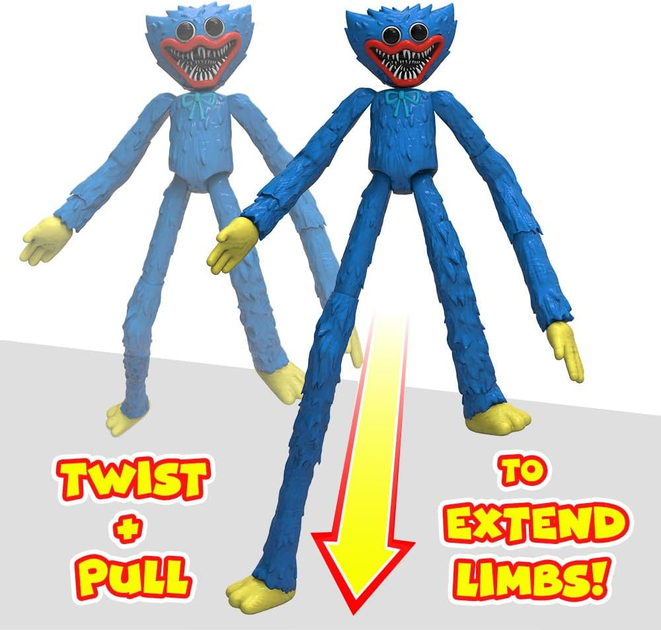 Фігурка Poppy Playtime Deluxe Figure Transforming Huggy Wuggy 30.5 см (810087213190) - зображення 4