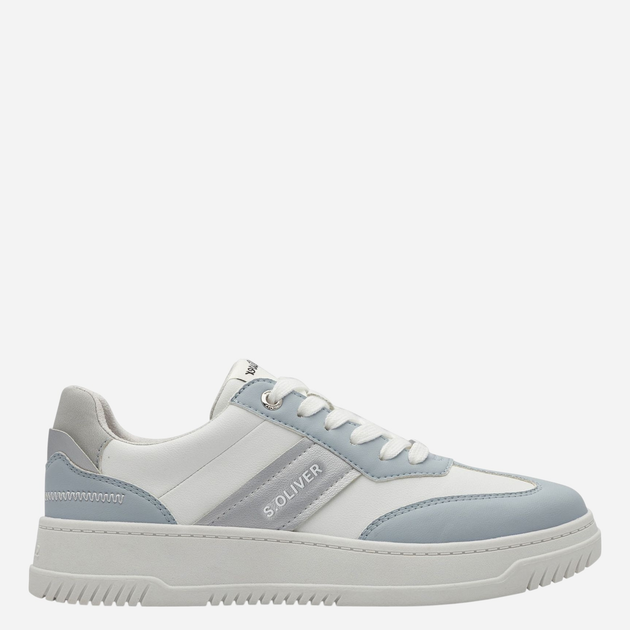 Sneakersy damskie na platformie s.Oliver OLI23623-43-830 40 Błękitne - obraz 1
