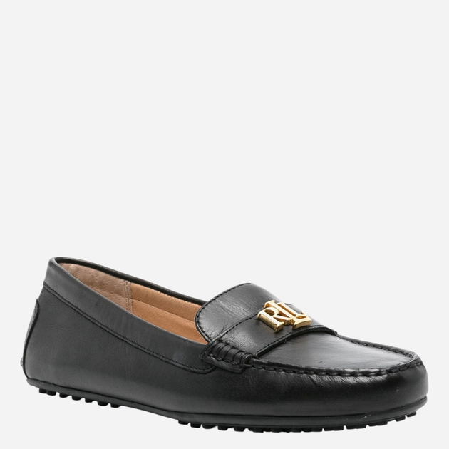 Mokasyny damskie skórzane Lauren Ralph Lauren lrl802925635001 36.5 (6.5US) Czarne (3616534484307) - obraz 2