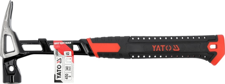 Młotek metalowy z magnesem YATO 450G YT-45660 (5906083100932) - obraz 3