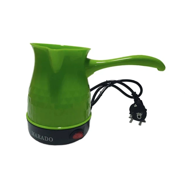 Кофеварка Електротурка 500ml 600W Marado MA-1625 Green турка электрическая - изображение 5
