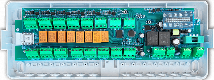 Розумний контролер для водяної теплої підлоги Tervix Pro Line X10 ZigBee (8 зон) (511108) - зображення 4