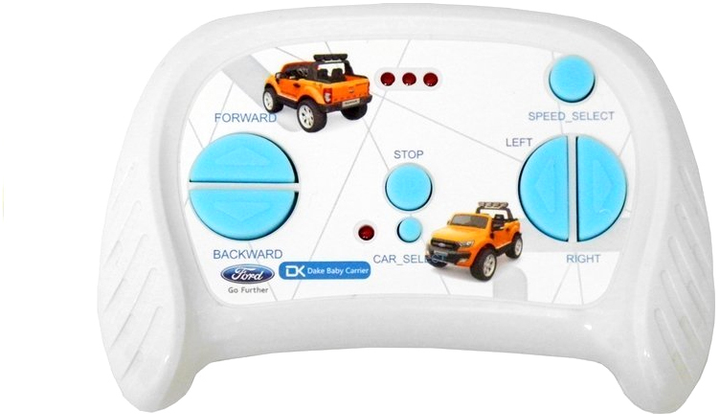 Pilot LEAN Toys do auta Ford Ranger na akumulator 2.4G DK-F650 2725 (5907625585385) - obraz 1