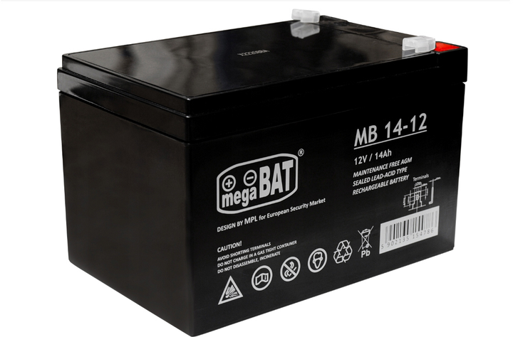 Akumulator żelowy LEAN Toys AGM do auta na akumulator 12V/14Ah 5535 (5908275992202) - obraz 1
