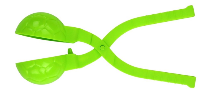 Maszynka do robienia śnieżek LEAN Toys Śnieżkomat Wzór Piłki Zielona (5905991004189) - obraz 3