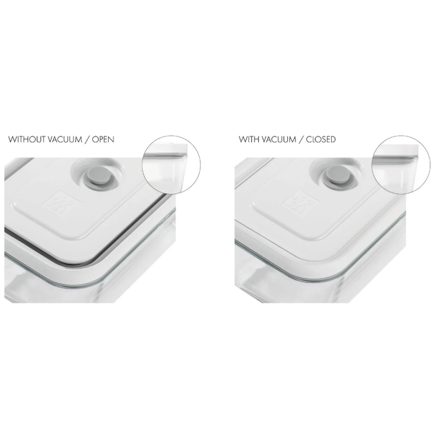 Вакуумный стартовый набор ZWILLING Fresh & Save 7 шт стекло M/L белый вакуумный насос контейнеры пакеты 36806-007-0 - изображение 16