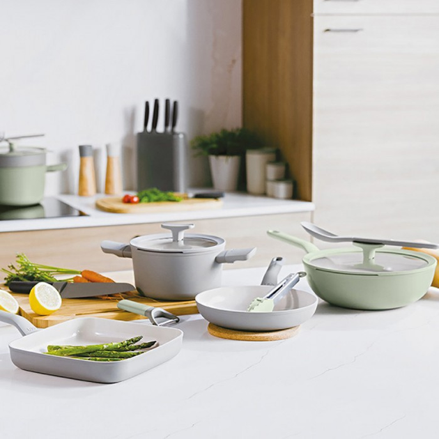 Patelnia Berghoff Balance Eco Grey z łopatką 24 cm (5413821363974) - obraz 5