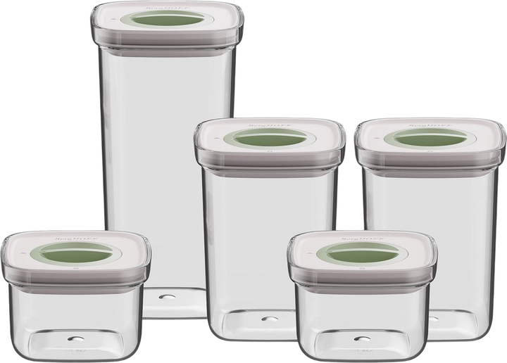 Zestaw pojemników na żywność BergHOFF Leo Smart Seal 5 szt (5413821413655) - obraz 1