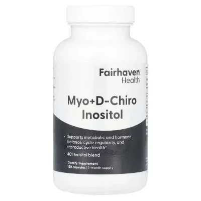 Міо інозитол і D хіро інозитол Fairhaven Health 120 капсул - зображення 2