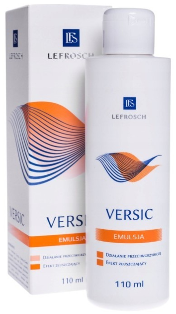 Zestaw kosmetyków do pielęgnacji LeFrosch Capitis Duo szampon do włosów 110 ml + Versic emulsja na łupież pstry 110 ml (5907612710776) - obraz 3
